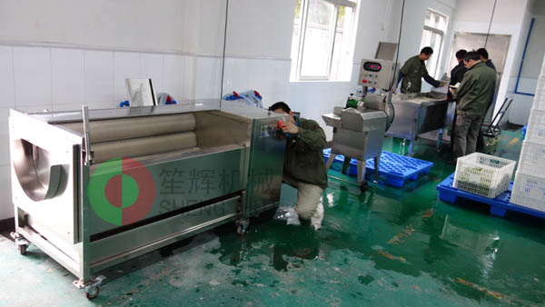 我公司為日資企業WCSP提供芥茉加工線！