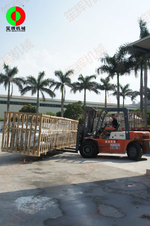 初夏已至,蔬果清洗風干生產線裝車出貨交付廣西客戶!