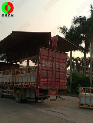 多臺氣泡洗菜機出貨交付客戶!