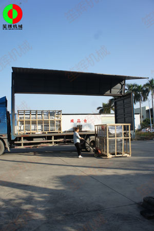 渦流洗菜機等蔬果加工設備按期出貨交付客戶！