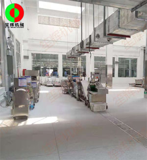 某特殊懲戒單位飯?zhí)脽o刀化食品處理加工機(jī)械線安裝現(xiàn)場！