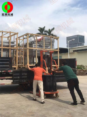 渦流洗菜機等蔬果清洗加工機械發貨交付江西客戶！