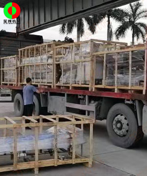 大批切菜機及洗菜機等蔬果前處理加工機械發(fā)貨交付客戶！