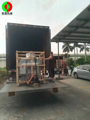 大蒜分瓣機(jī)、大蒜脫皮機(jī)等設(shè)備發(fā)貨交付客戶！