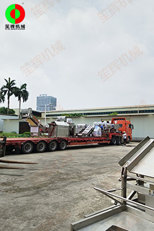 鯪魚生產線設備發貨交付中山客戶！